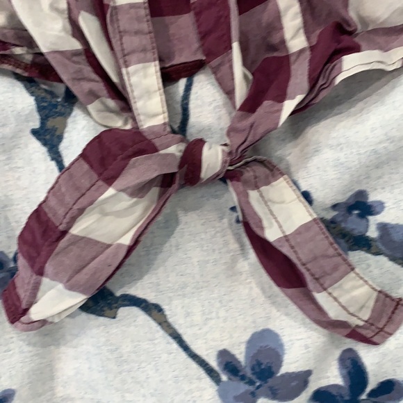 Divided Plaid Vest/Bathing Suit Cover Up - Picture 9 of 9